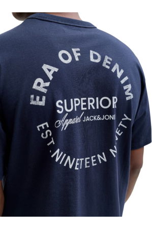 Tricou JACK &JONES Dover Graphic - 12288005-Navy Blazer [3]