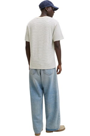 Tricou JACK &JONES Dover Striped - 12288015-Antique White [1]