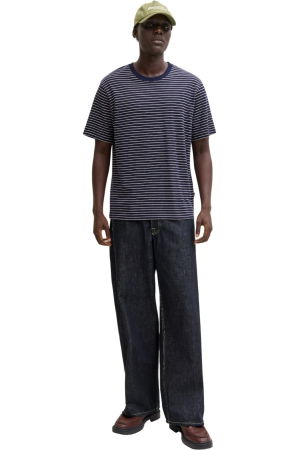 Tricou JACK &JONES Dover Striped - 12288015-Navy Blazer [4]