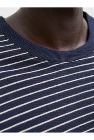 Tricou JACK &JONES Dover Striped - 12288015-Navy Blazer [5]