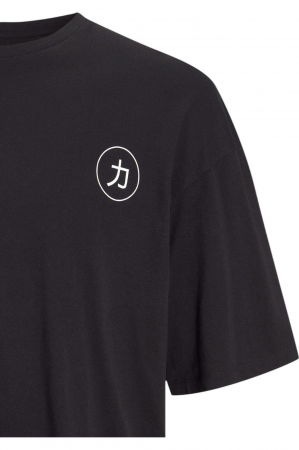 Tricou JACK &JONES Dragon Back Print - 12273504-Black [3]