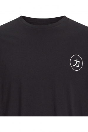 Tricou JACK &JONES Dragon Back Print - 12273504-Black [2]