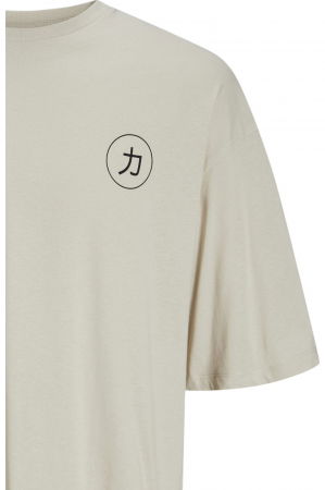 Tricou JACK &JONES Dragon Back Print - 12273504-Moonbeam [3]