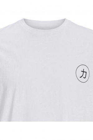 Tricou JACK &JONES Dragon Back Print - 12273504-White [2]