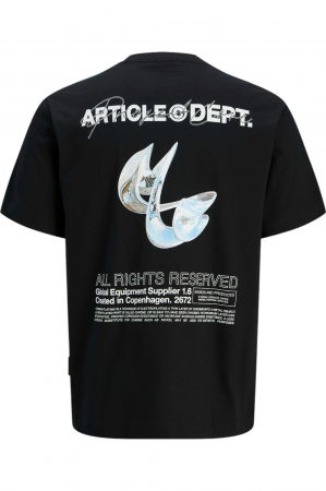 Tricou JACK &JONES Dynamic Dust - 12273867-Black [4]