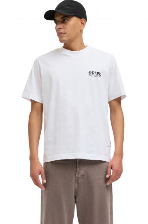 BĂRBAŢI - Tricou JACK &JONES Dynamic Dust - 12273867-Bright White