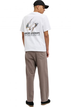 Tricou JACK &JONES Dynamic Dust - 12273867-Bright White [1]