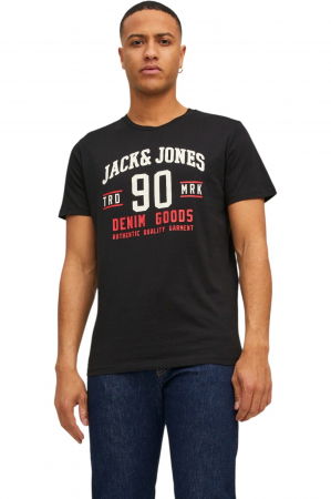 Tricou JACK &JONES Ethan Crew 3 bucati - 12221269-Black [3]