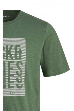 Tricou JACK &JONES Flint - 12248614-Dark Green [2]