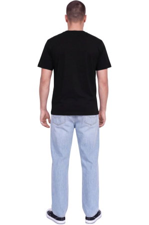Tricou JACK &JONES Frederiksberg Colorfull Front PLS - 12305847-Black [1]