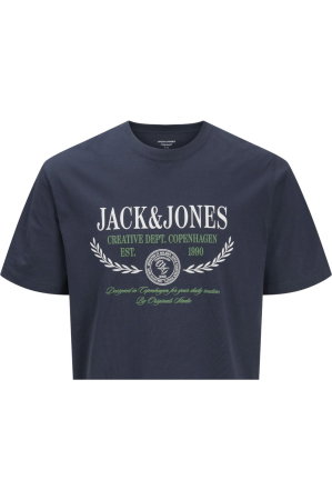 Tricou JACK &JONES Frederiksberg Colorfull Front PLS - 12305847-Odyssey Gray [3]