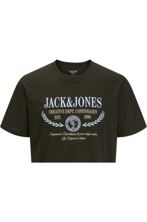 Tricou JACK &JONES Frederiksberg Colorfull Front PLS - 12305847-Rosin [4]