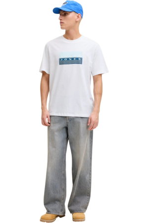 Tricou JACK &JONES Fusion Dots Print - 12289863-Bright White [4]