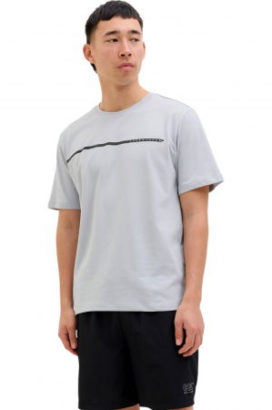 REDUCERI - Tricou JACK &JONES Fusion Full Branding - 12273120-Gray Dawn