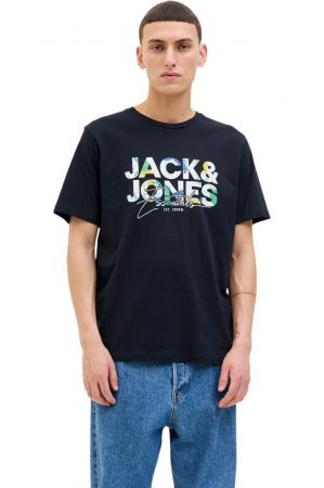BĂRBAŢI - Tricou JACK &JONES Geplas Crew - 12278523-Sky Captain