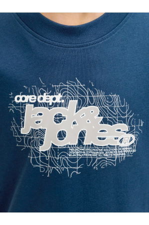 Tricou JACK &JONES Grid Branding JNR - 12288652-Titan [3]