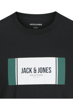 Tricou JACK &JONES Hayato BTS LN - 12278508-Black [1]