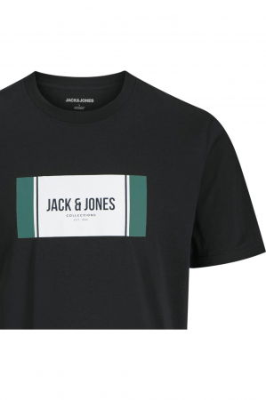 Tricou JACK &JONES Hayato BTS LN - 12278508-Black [2]