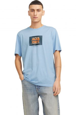 REDUCERI - Tricou JACK &JONES Hudson - 12268477-Chambray Blue