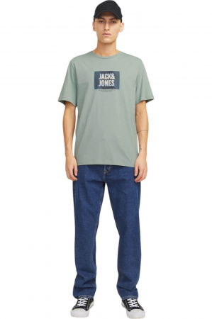 Tricou JACK &JONES Hudson - 12268477-Iceberg Green [3]