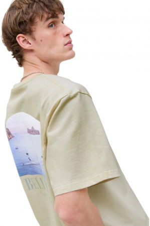 Tricou JACK &JONES Hydra Photo - 12276825-Antique White [2]