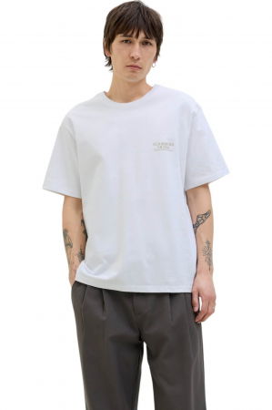 TRICOURI - Tricou JACK &JONES Hydra Photo - 12276825-Bright White