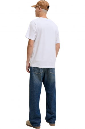 Tricou JACK &JONES Inwood Block Branding - 12283628-Bright White [1]