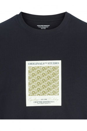 Tricou JACK &JONES Islington AOP - 12273019-Black [1]