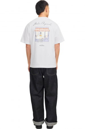 Tricou JACK &JONES Islington Back - 12273015-Bright White [1]