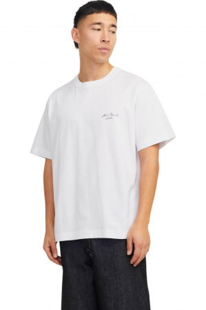 BĂRBAŢI - Tricou JACK &JONES Islington Back - 12273015-Bright White