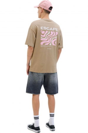 Tricou JACK &JONES James - 12268471-Coriander [1]