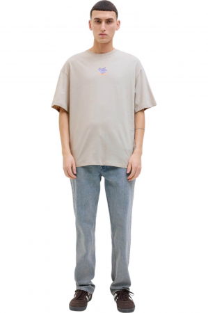 Tricou JACK &JONES James - 12268471-Moonbeam [4]