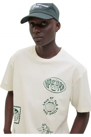 Tricou JACK &JONES Japan Crew SS25 - 12291125-Egret [2]