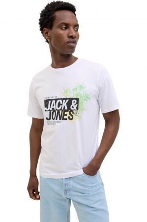 Tricou JACK &JONES Jaxon LN - 12269390-White [2]