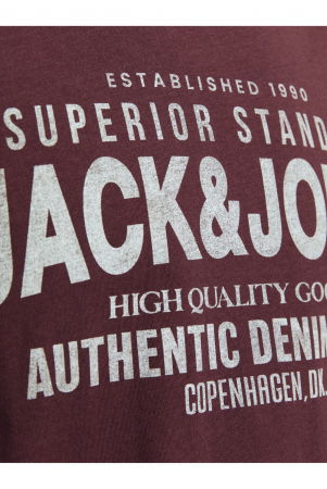 Tricou JACK &JONES Jeans - 12256779-Wine [4]