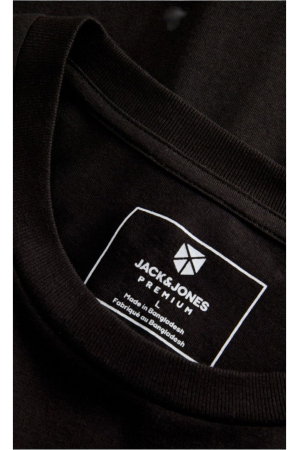 Tricou JACK &JONES Lalucas SS FST PLS - 12311936-Black [3]