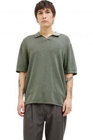 Tricou JACK &JONES Leo Knit Polo - 12268275-Agave Green [0]