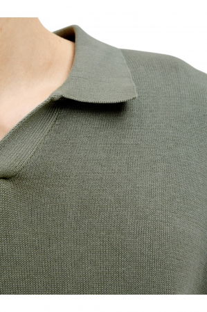 Tricou JACK &JONES Leo Knit Polo - 12268275-Agave Green [3]