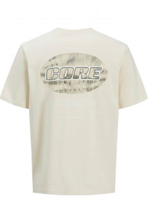 Tricou JACK &JONES Lido AOP Back Print - 12276629-Sweet Corn [1]