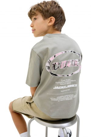 Tricou JACK &JONES Lido AOP Back Print JNR - 12278705-Shadow [2]