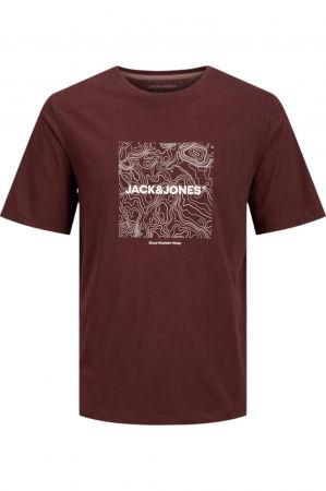 BĂRBAŢI - Tricou JACK &JONES Liner - 12256780-Vineyard