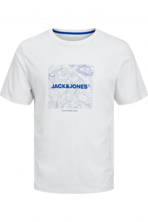 Tricou JACK &JONES Liner - 12256780-White [0]