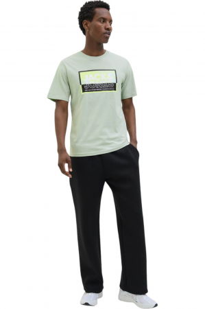 Tricou JACK &JONES Logan Summer Print - 12283825-Aqua Gray [3]