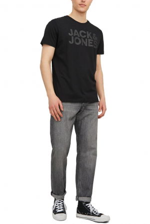 Tricou JACK &JONES Corp Logo - 12151955-Black [3]