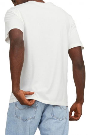 Tricou JACK &JONES Logo - 12246690-Cloud Dancer [1]