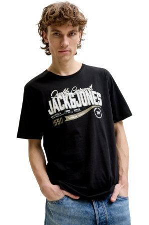 Tricou JACK &JONES Logo O-Neck SN - 12299017-Black [2]