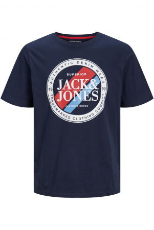 Tricou JACK &JONES Loof - 12248624-Navy Blazer [0]