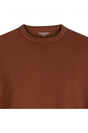 Tricou JACK &JONES Lucca Blank - 12276585-Brandy [1]