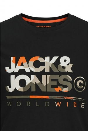 Tricou JACK &JONES Luke - 12256785-Black [1]