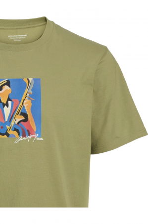 Tricou JACK &JONES Manchester Cubism - 12273378-Cedar [2]